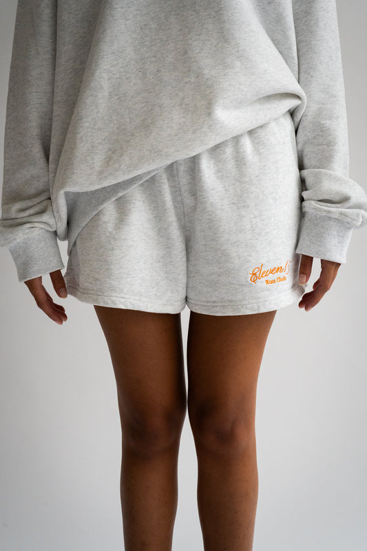 Run Club Shorts - Heather Grey